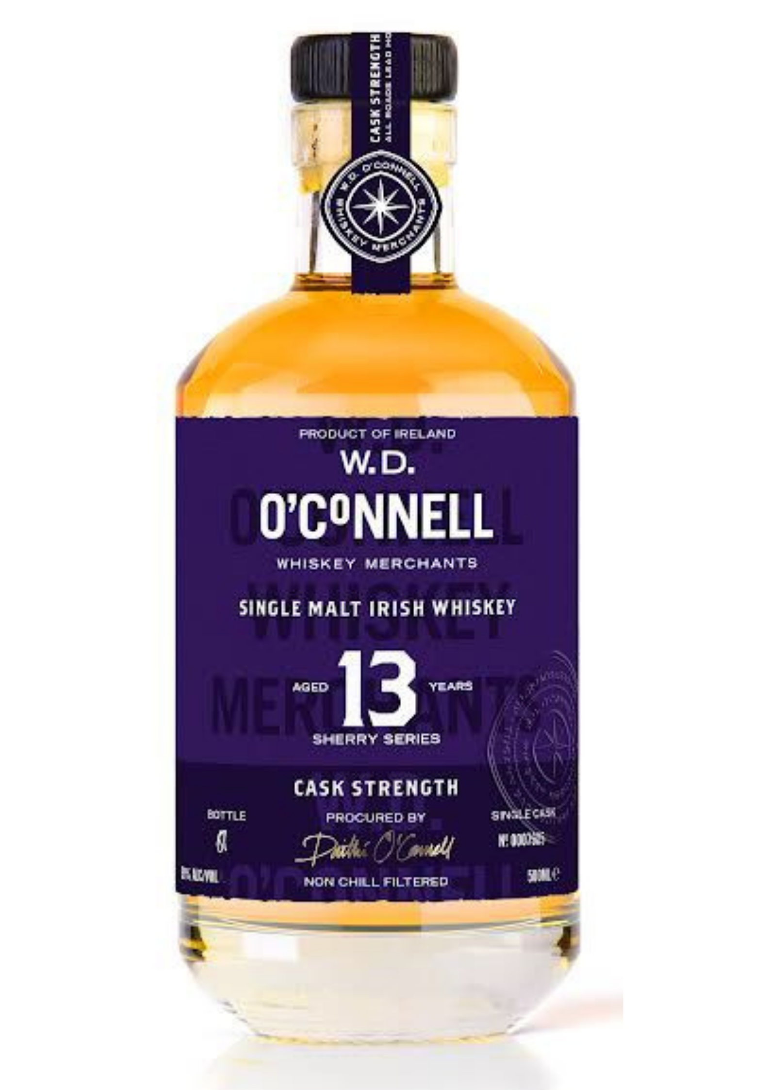 All-Sherry 13 Year Old Single Malt Irish Whiskey von WD O&#039;Connell Whiskey Merchants