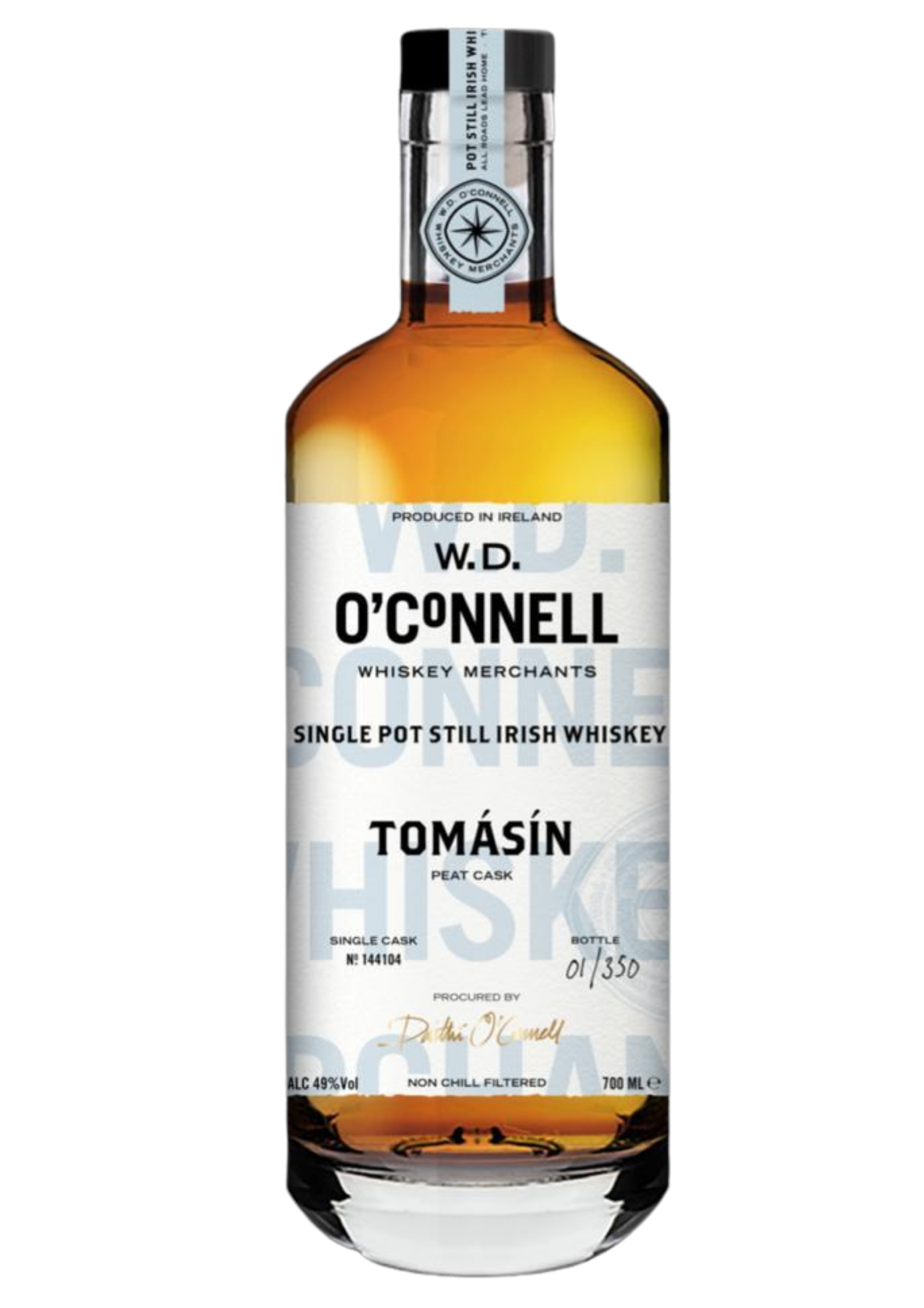 Whisky irlandais Single Pot Still de WD O&#039;Connell Whiskey Merchants